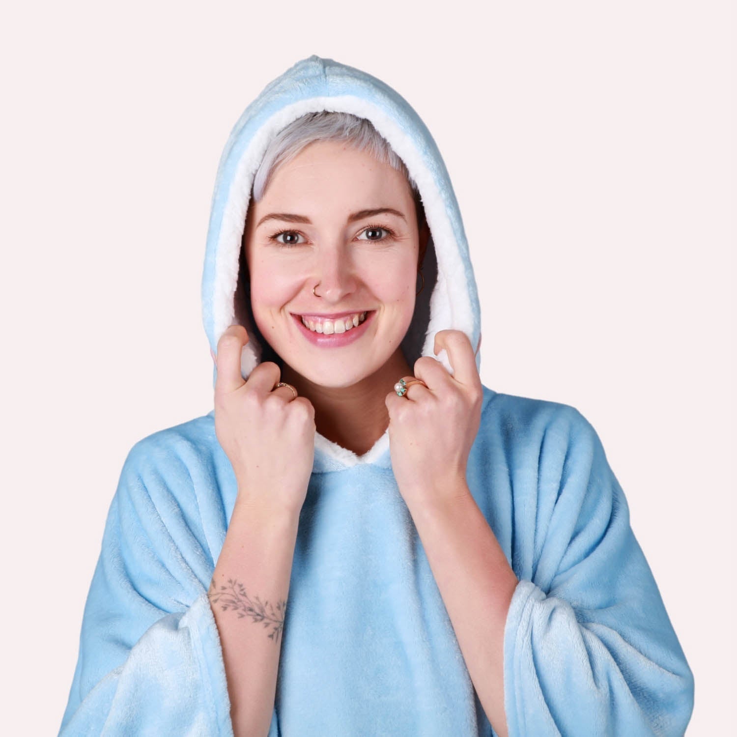 Ärmeldecke hellblau Nützliche Helfer Alle Produkte Curvy Teen Daily Menstruation Blasenschwäche Sport Wochenbett Für die Nacht Bei Ausfluss Geschenkideen