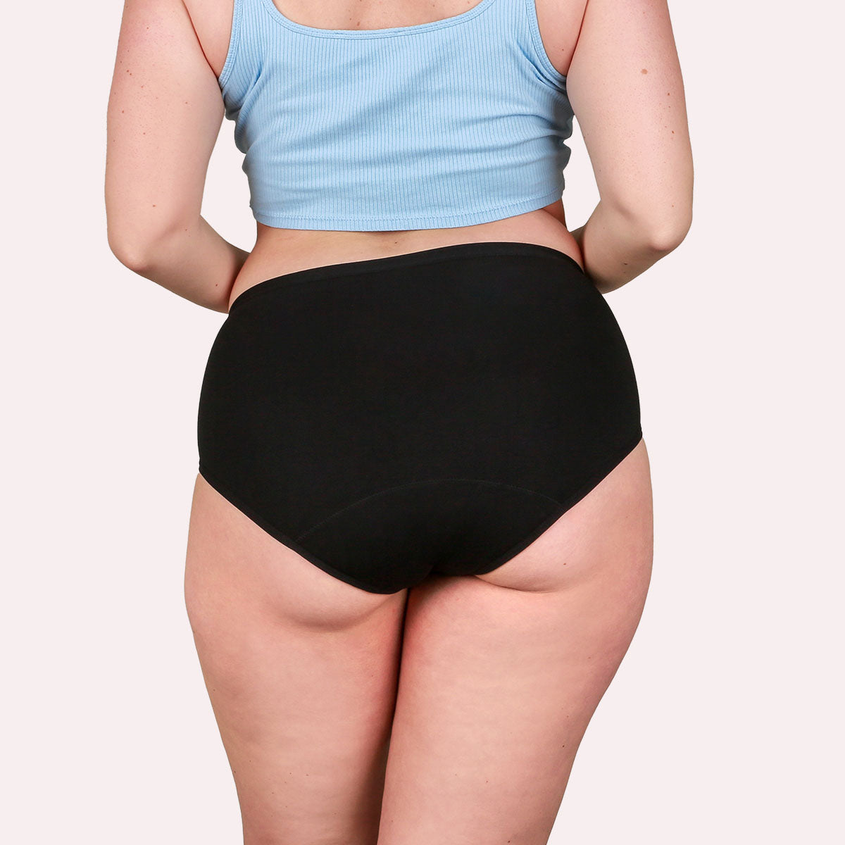 3er Pack Periodenunterwäsche Taynie Basic extra stark schwarz Curvy