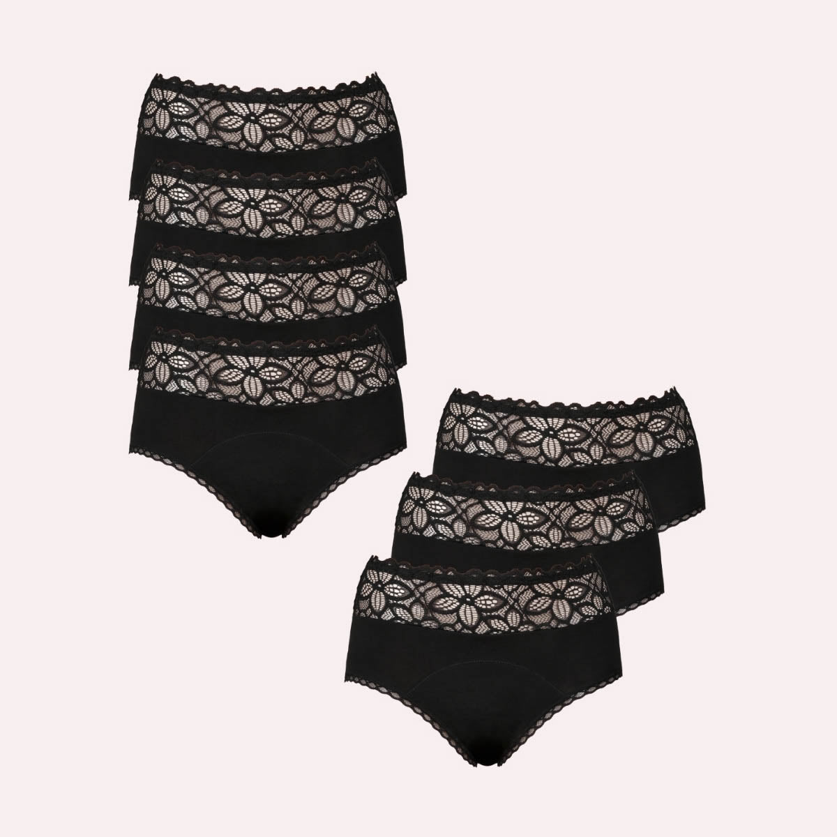 7er Pack Periodenunterwäsche Taynie Deluxe ultra schwarz Alle Produkte