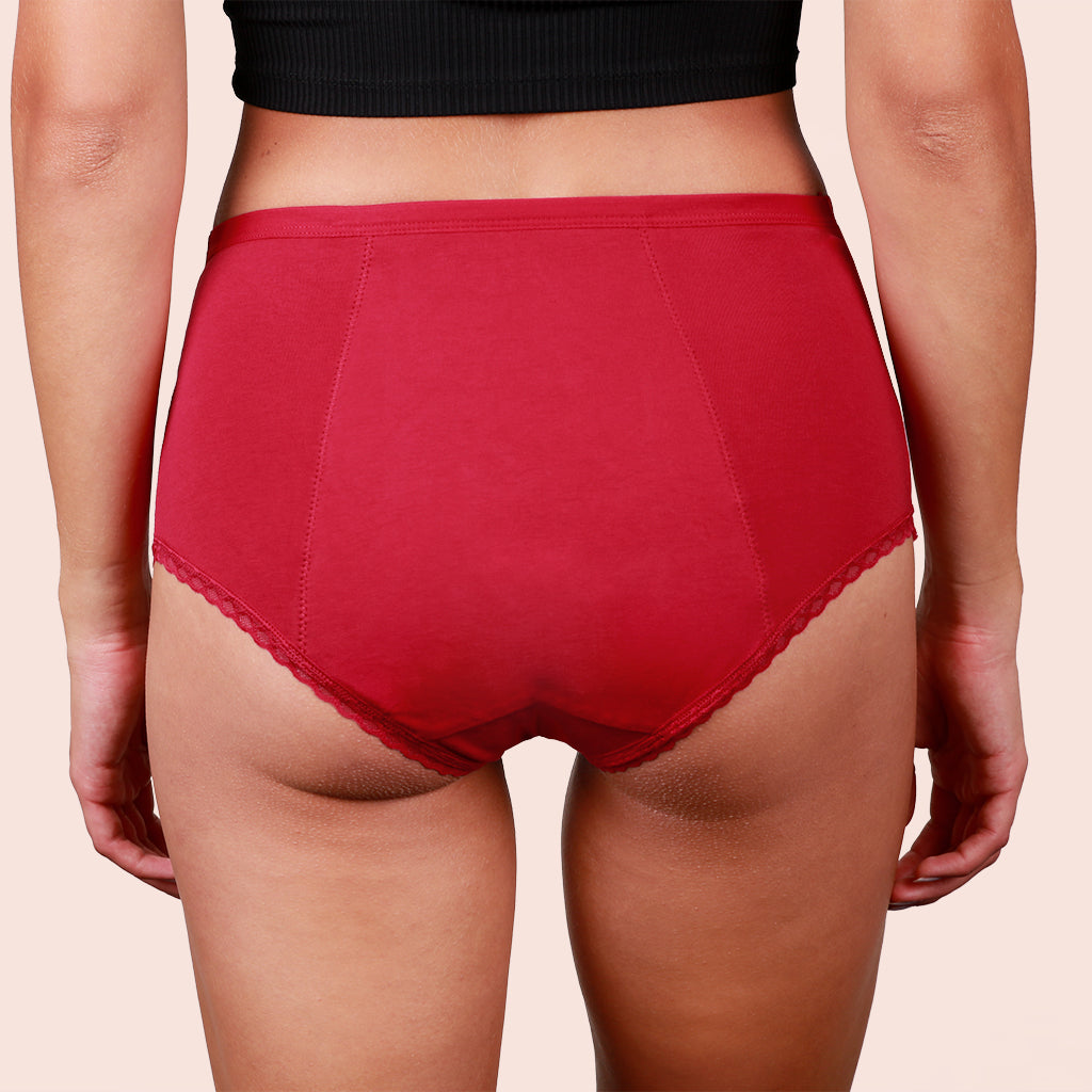 Deluxe Alle Produkte Rot Curvy Teen High Waist Menstruation Sport Bei Ausfluss Für die Nacht Extra Stark Mittel