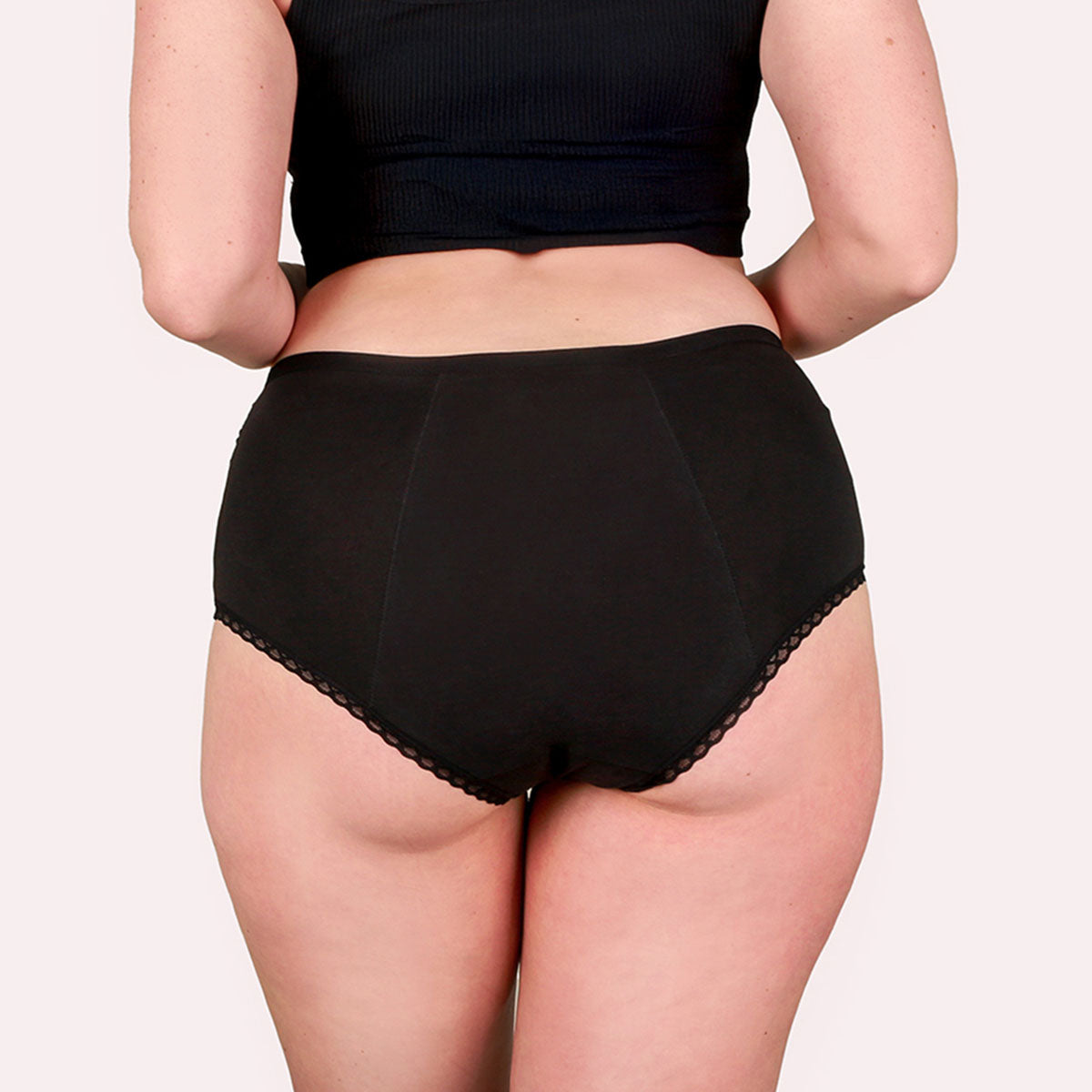 7er Pack Periodenunterwäsche Taynie Deluxe ultra schwarz Curvy