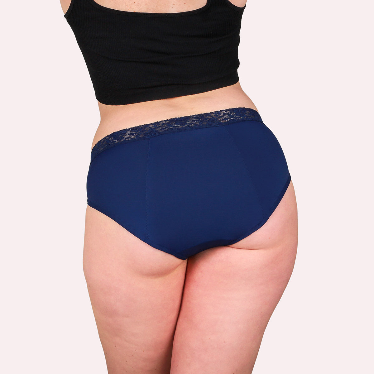 Taynie Queen marineblau Curvy