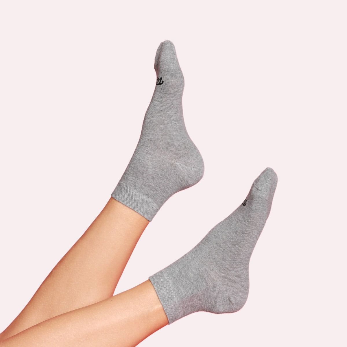 Sneackersocken classic grau