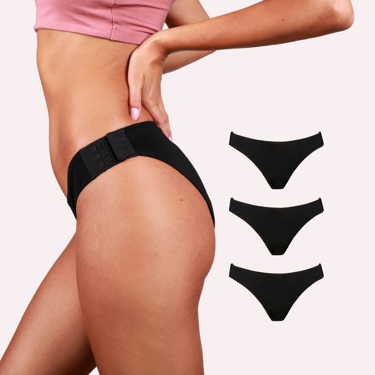 3er Pack Periodenunterwäsche Taynie Swift extra stark (mit praktischem Verschluss) schwarz Alle Produkte