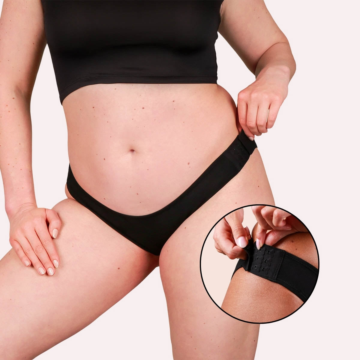 Taynie Swift extra stark (mit praktischem Verschluss) schwarz Curvy