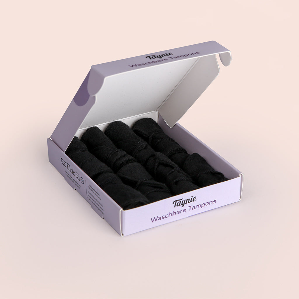 Waschbare Tampons schwarz ultra Alle Produkte 