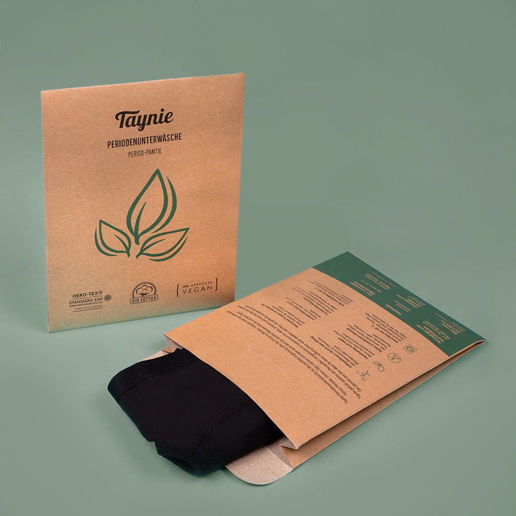 Taynies nachhaltige Verpackung & Versand