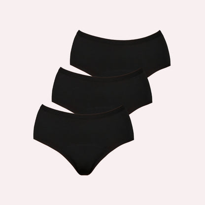 3er Pack Periodenunterwäsche Taynie Basic extra stark schwarz Alle Produkte