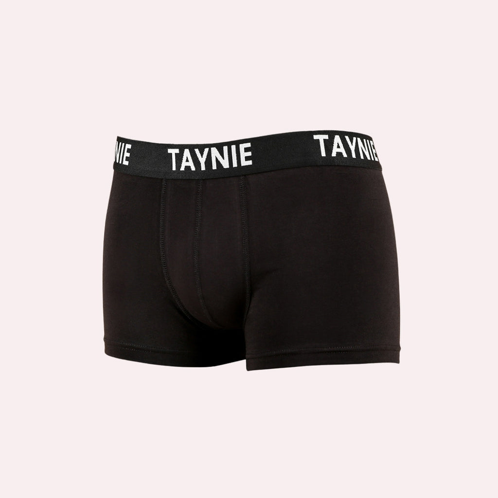 2er Pack Taynie Herren Boxershorts schwarz/grau