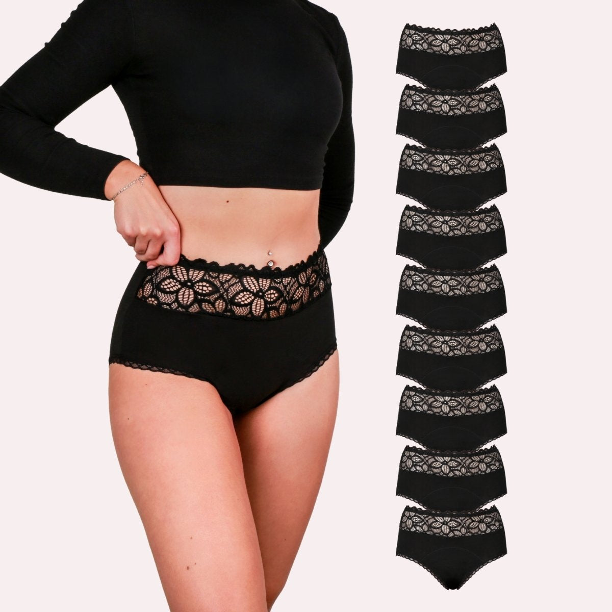 9er Pack Periodenunterwäsche Taynie Deluxe ultra