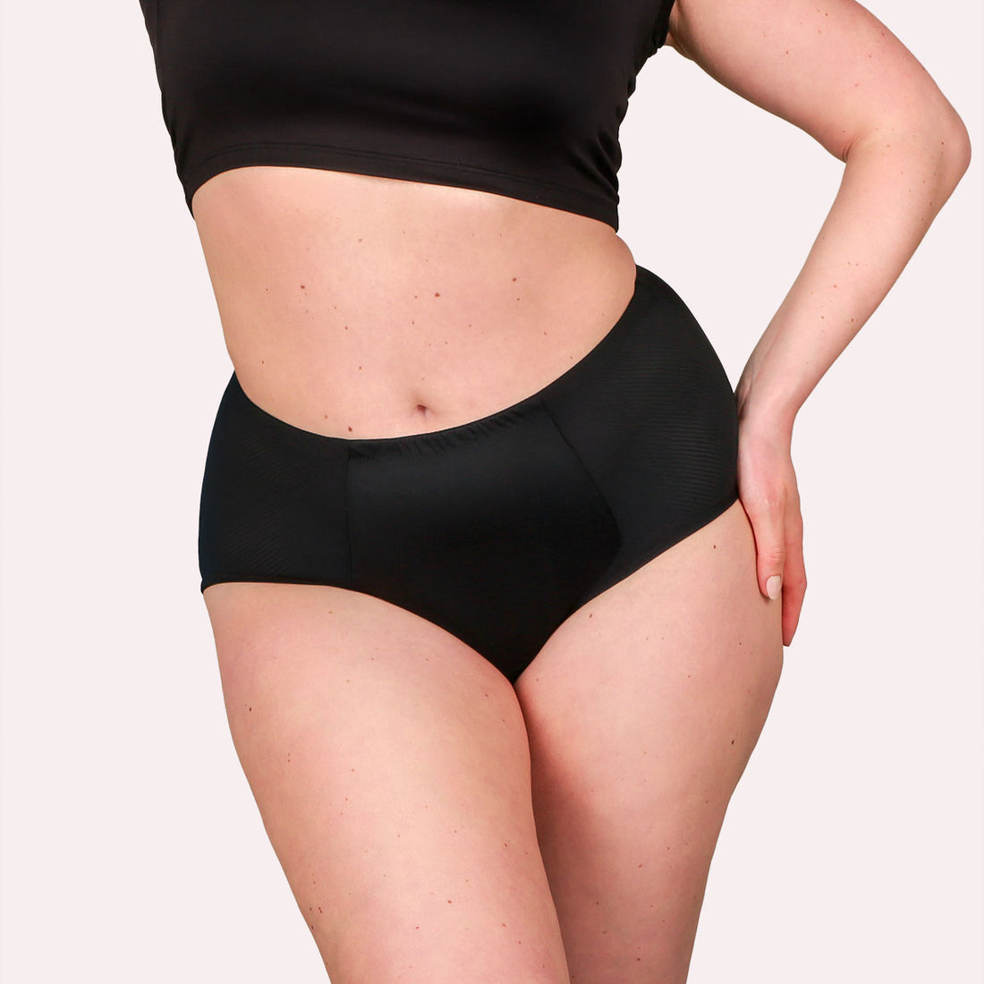 3er Pack Periodenunterwäsche Taynie Highwaist ultra schwarz Curvy