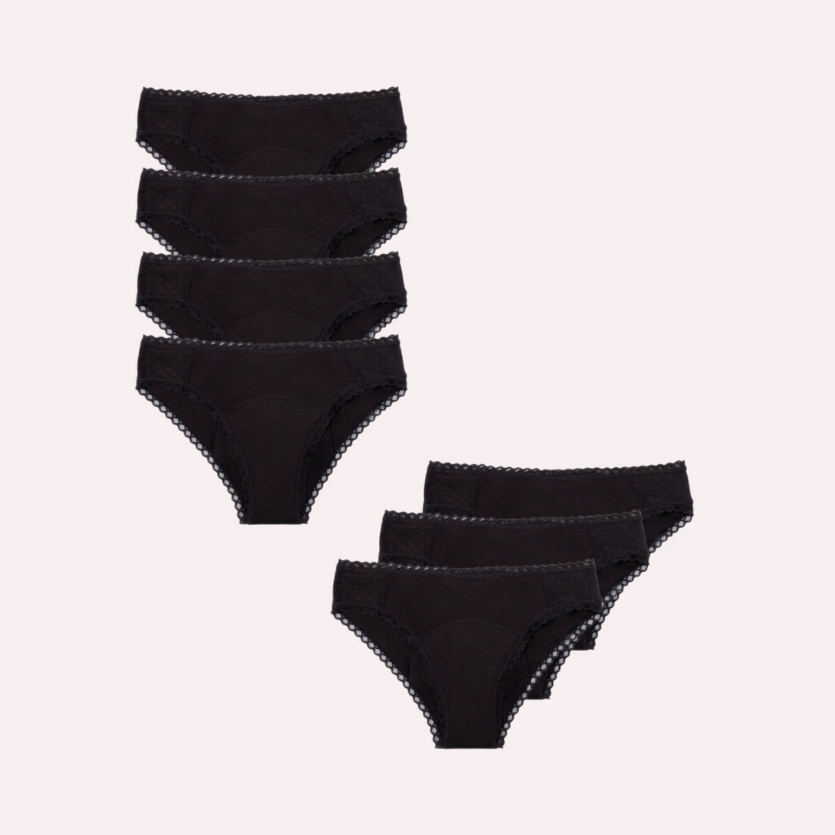 7er Pack Periodenunterwäsche Taynie Lady ultra schwarz Alle Produkte