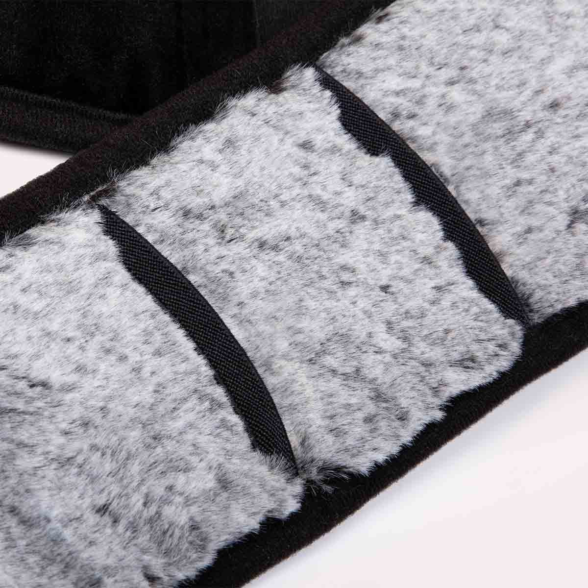 Flauschiger Wärmegürtel XXL mit Wärmflasche